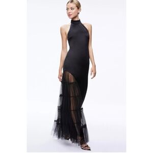 Alice + Olivia Black Maxi Dress